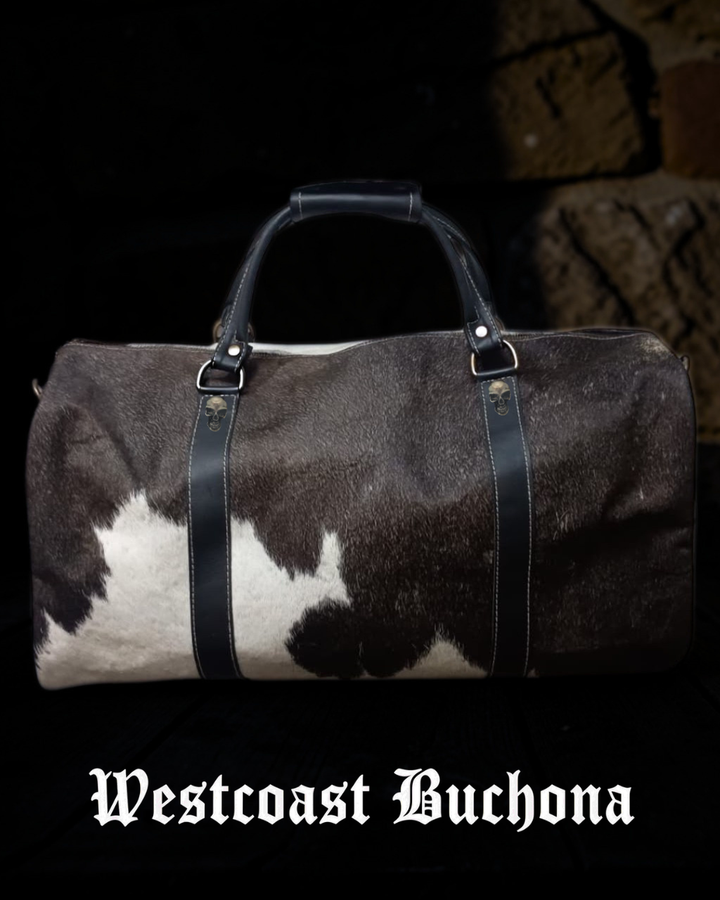 Cowhide Duffel Bag