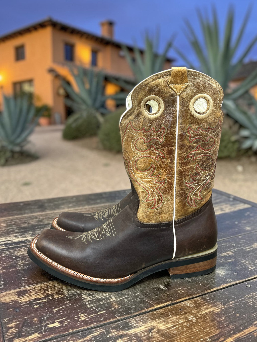 Brown Male Work Boots