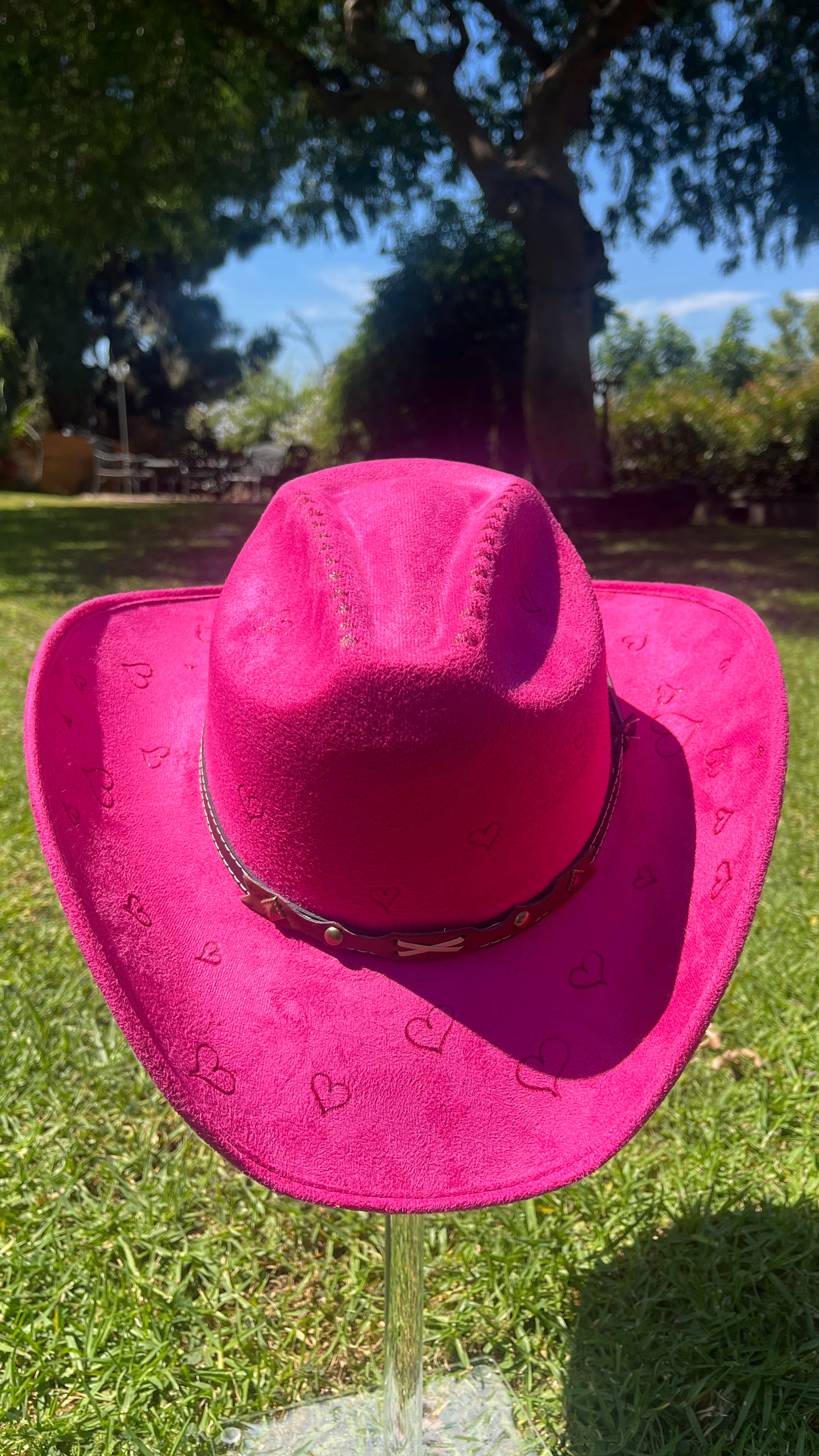 Tejana Rosa Corazones Country