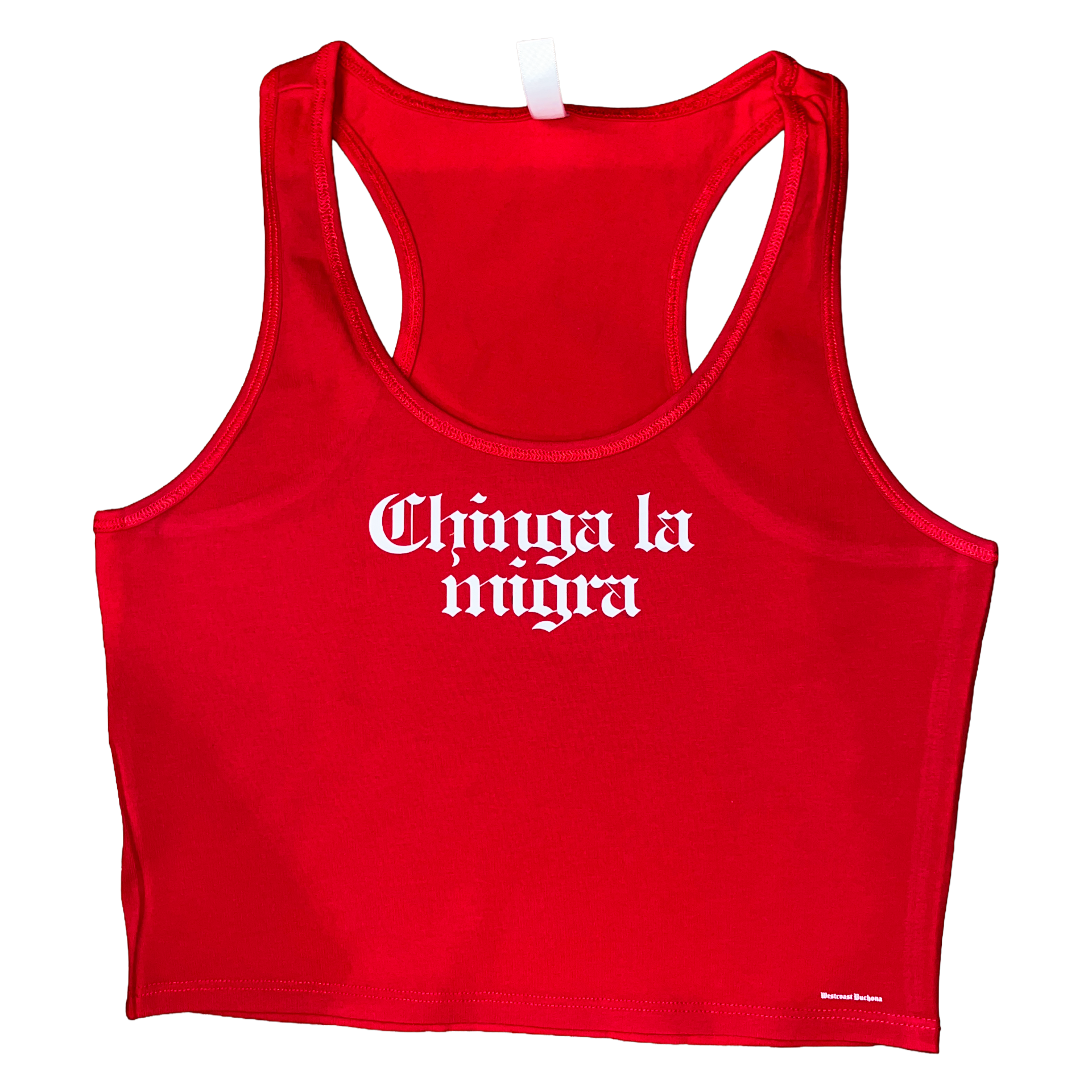 CHNGA LA MIGRA Top in red