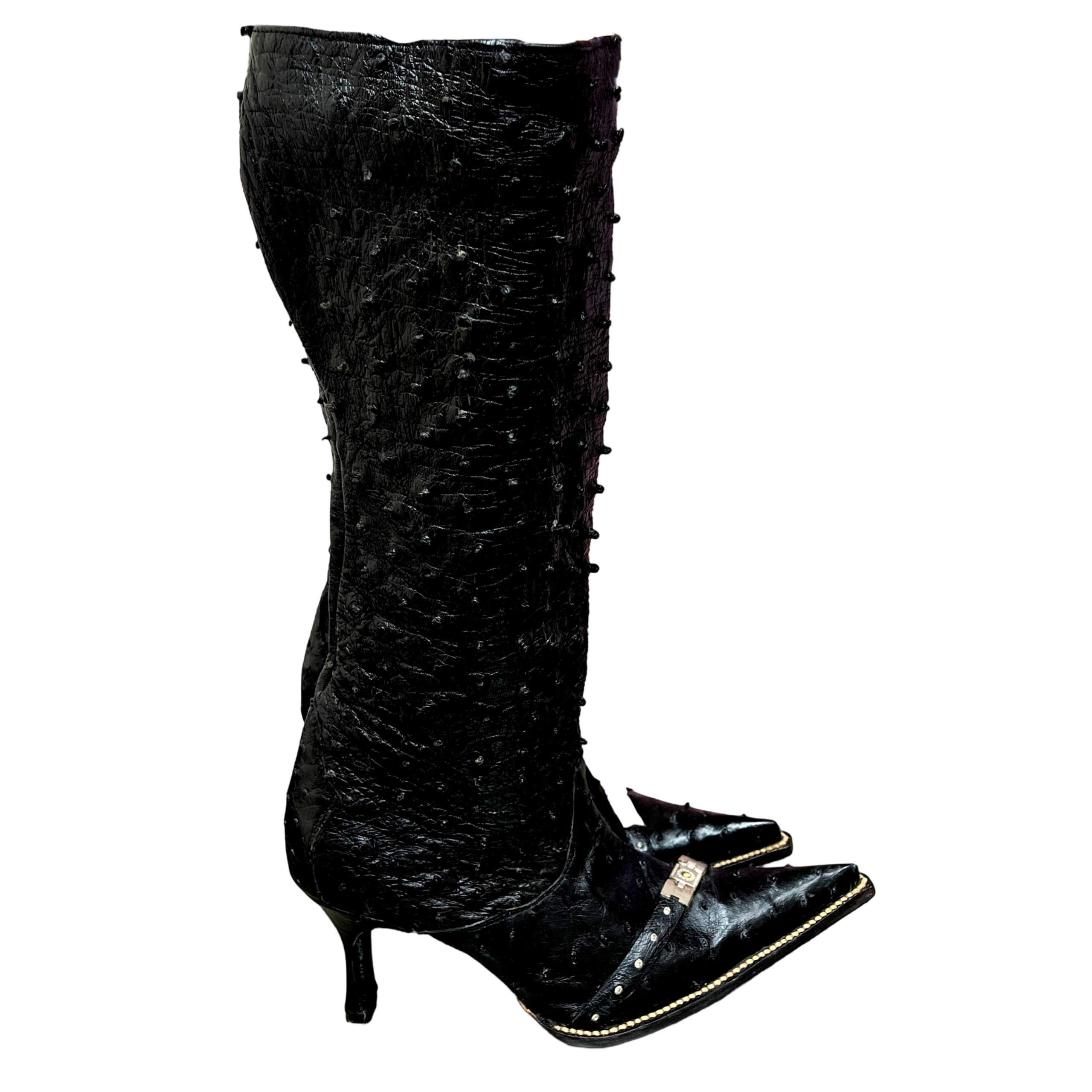 Full Ostrich Boots